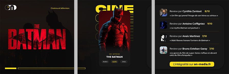 On' Media - Exemple publication Batman
