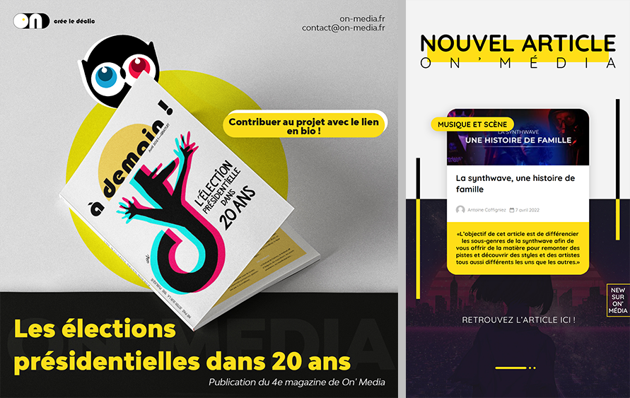 On' Media - Exemple publication