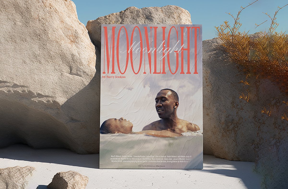 Le poster Blade mis en situation réel à travers un mockup esthétique.