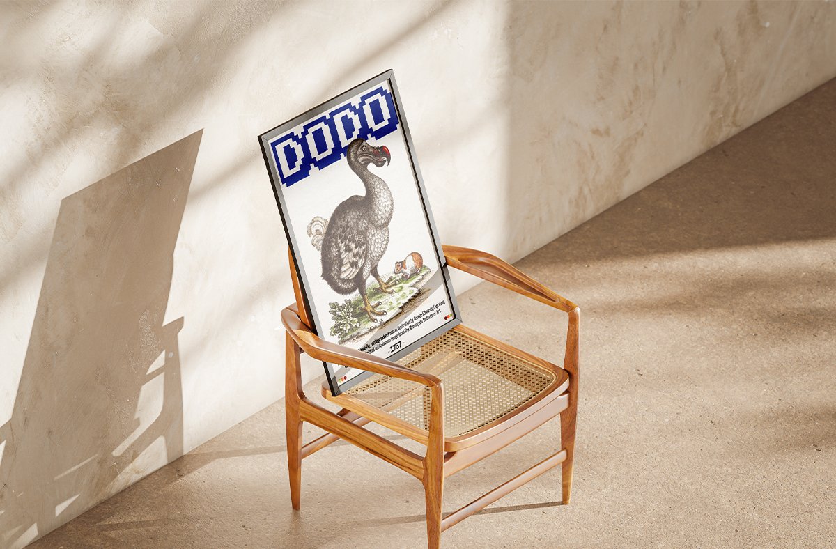 Le poster Blade mis en situation réel à travers un mockup esthétique.