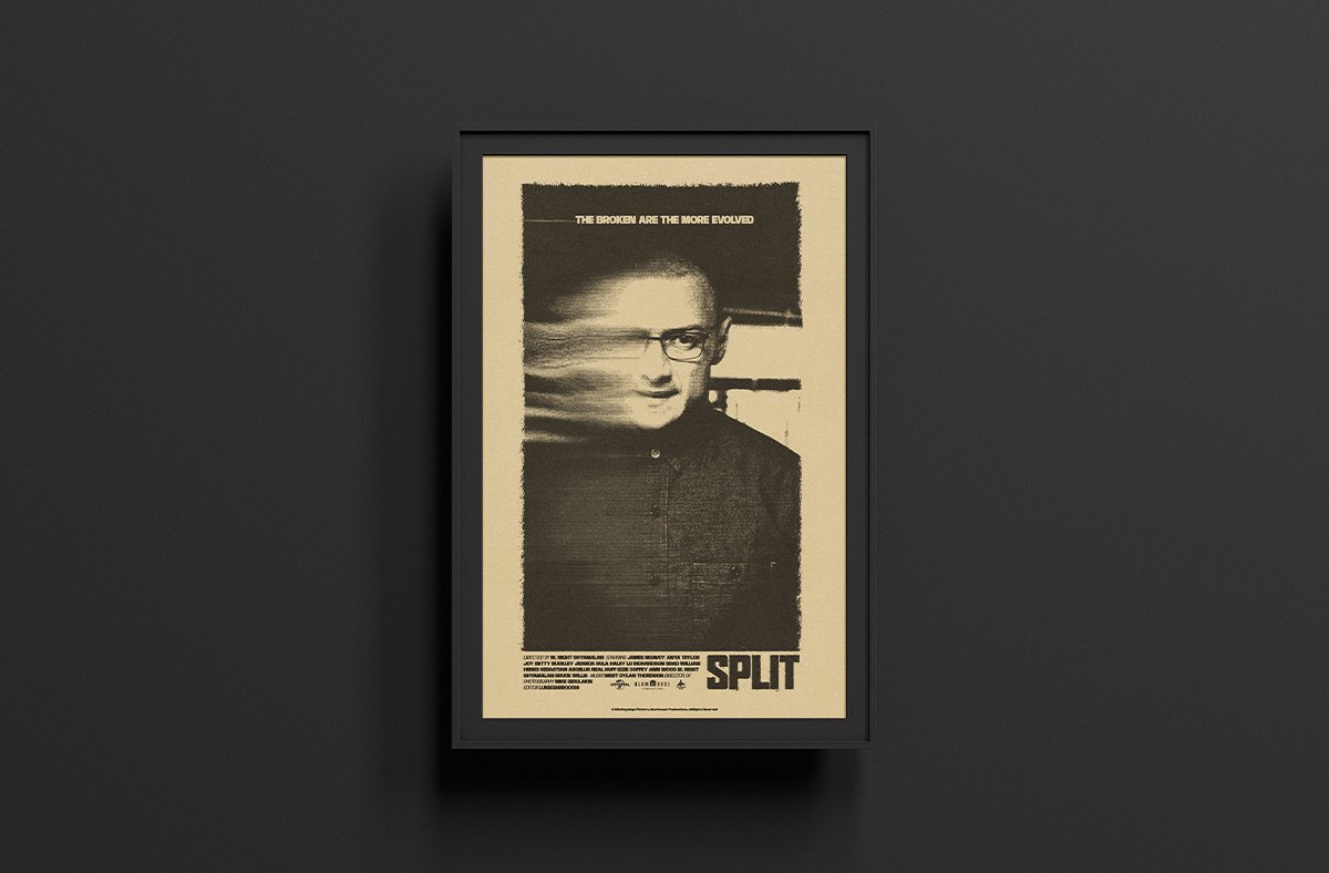 Le poster Blade mis en situation réel à travers un mockup esthétique.