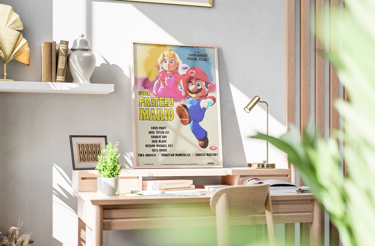 Le poster Blade mis en situation réel à travers un mockup esthétique.