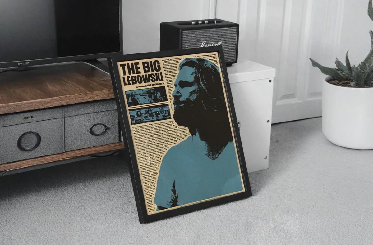 Le poster Blade mis en situation réel à travers un mockup esthétique.