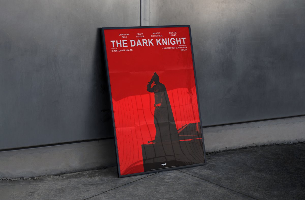 Le poster Blade mis en situation réel à travers un mockup esthétique.