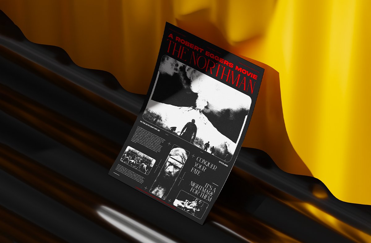 Le poster Blade mis en situation réel à travers un mockup esthétique.