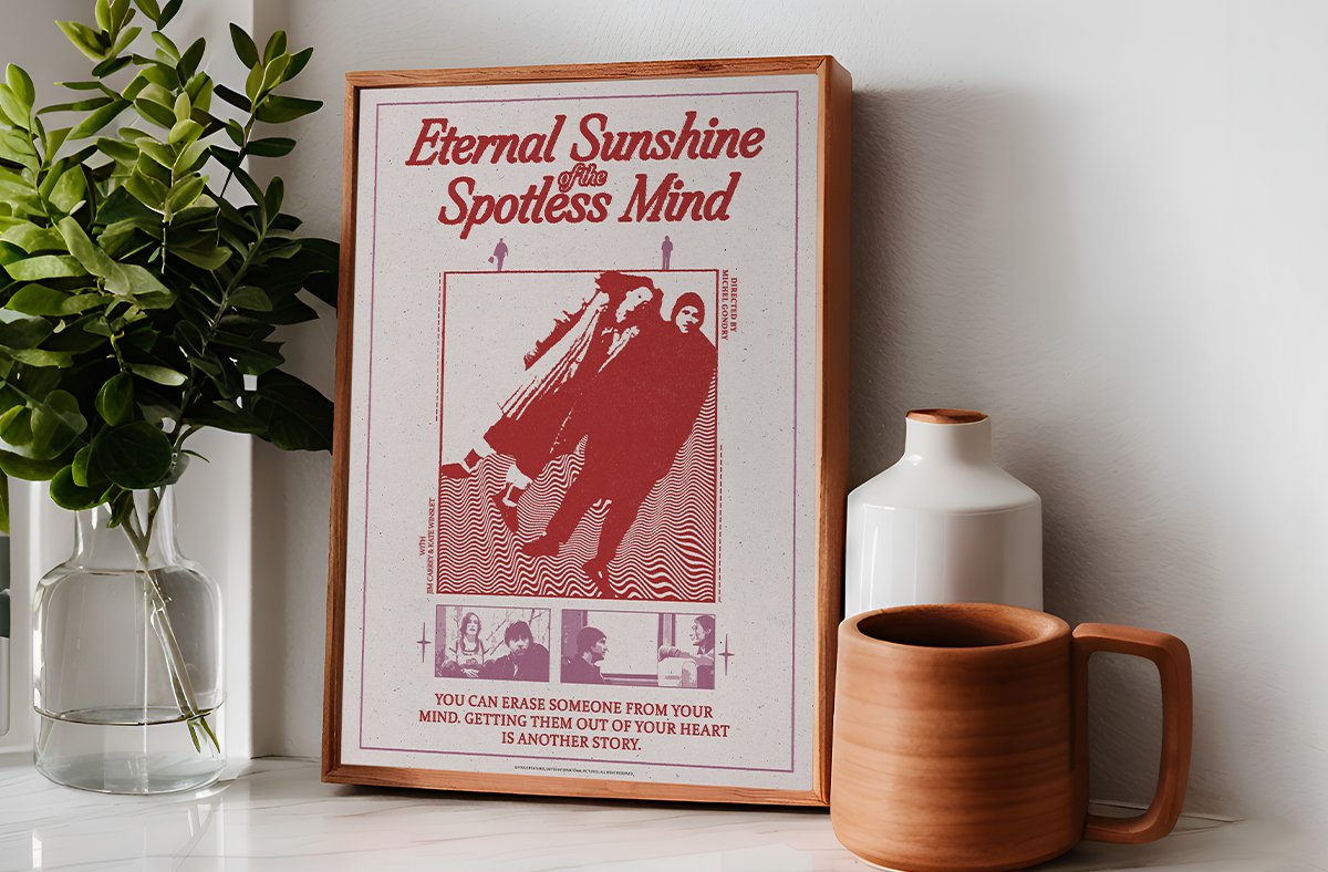 Le poster Blade mis en situation réel à travers un mockup esthétique.